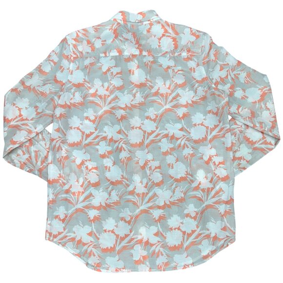 Women's VICTORIA'S SECRET Long Sleeve Silk-blend Button-down Shirt- Size‎ M - Picture 3 of 10